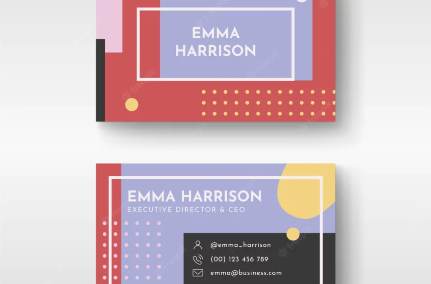 ceo business card