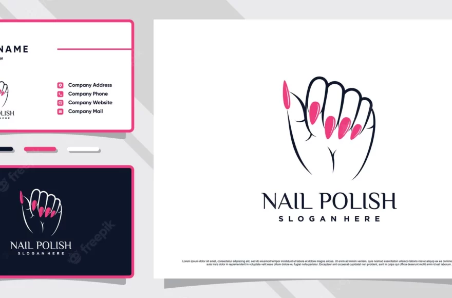 nails business cards ideas