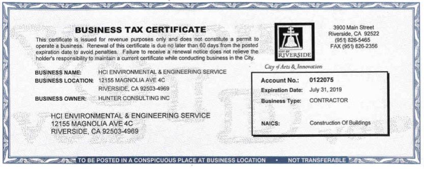 riverside county business license